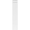Ekena Millwork Plain PVC Pilaster w/Decorative Capital & Base, 10"W x 60"H x 2"P PILP10X060SM02-2 - alternate 2